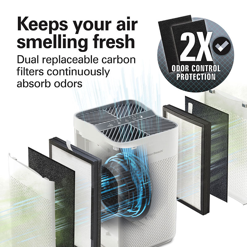 Air Purifier with TrueAir® EverLasting™ Reusable Filters