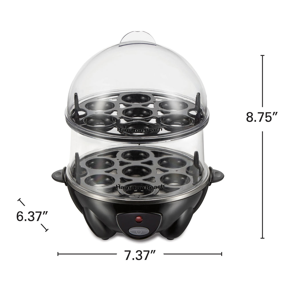 3-in-1 Egg Cooker with 14 Egg Capacity