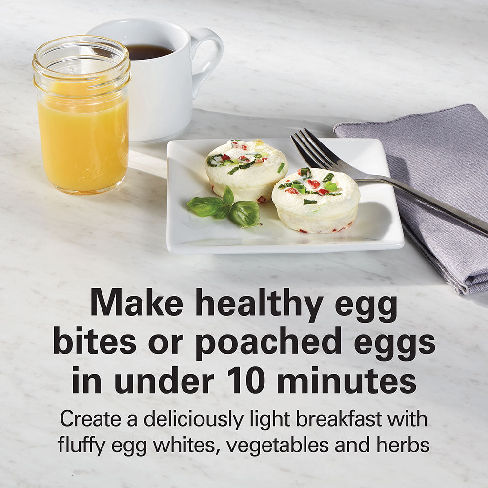 Egg Bites Maker with Hard-Boiled Eggs Insert, Teal