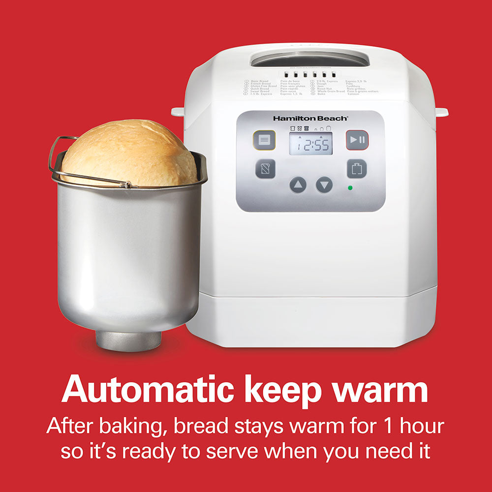 2lb Bread Maker, White