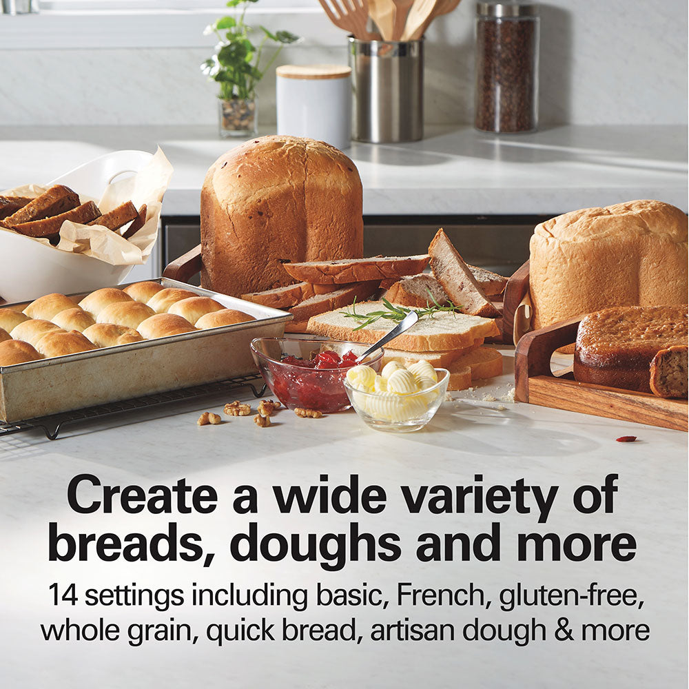 Artisan Dough & Bread Maker, White & Stainless