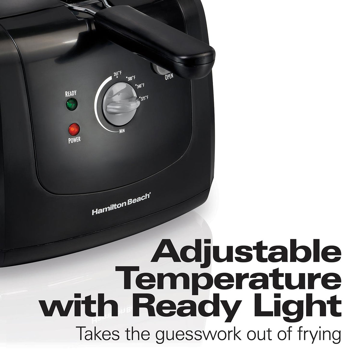 Cool-Touch Deep Fryer, 2 Liters/8 Cup Oil Capacity with Basket Hooks