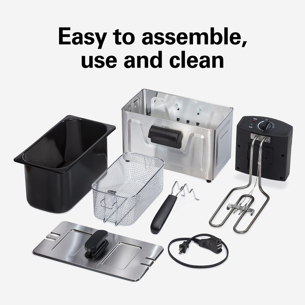 Deep Fryer, 3 Liter/12 Cup Oil Capacity, 8 Cup Food Capacity