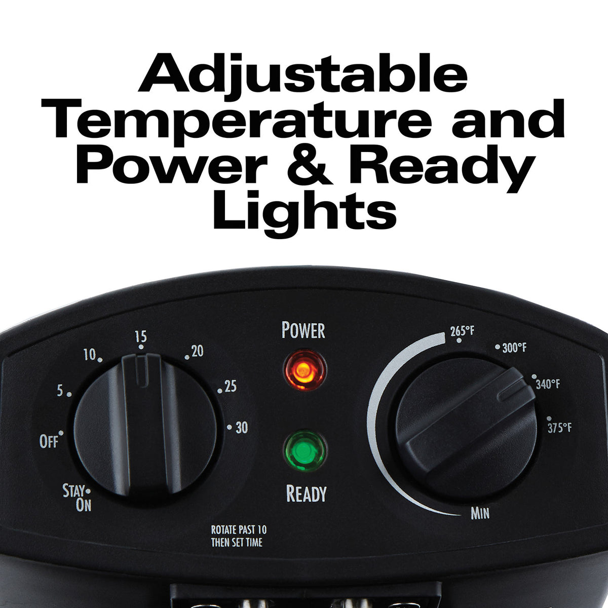 Deep Fryer, 2.8 Liter/3 Quart Oil Capacity with Adjustable Temperature & Timer
