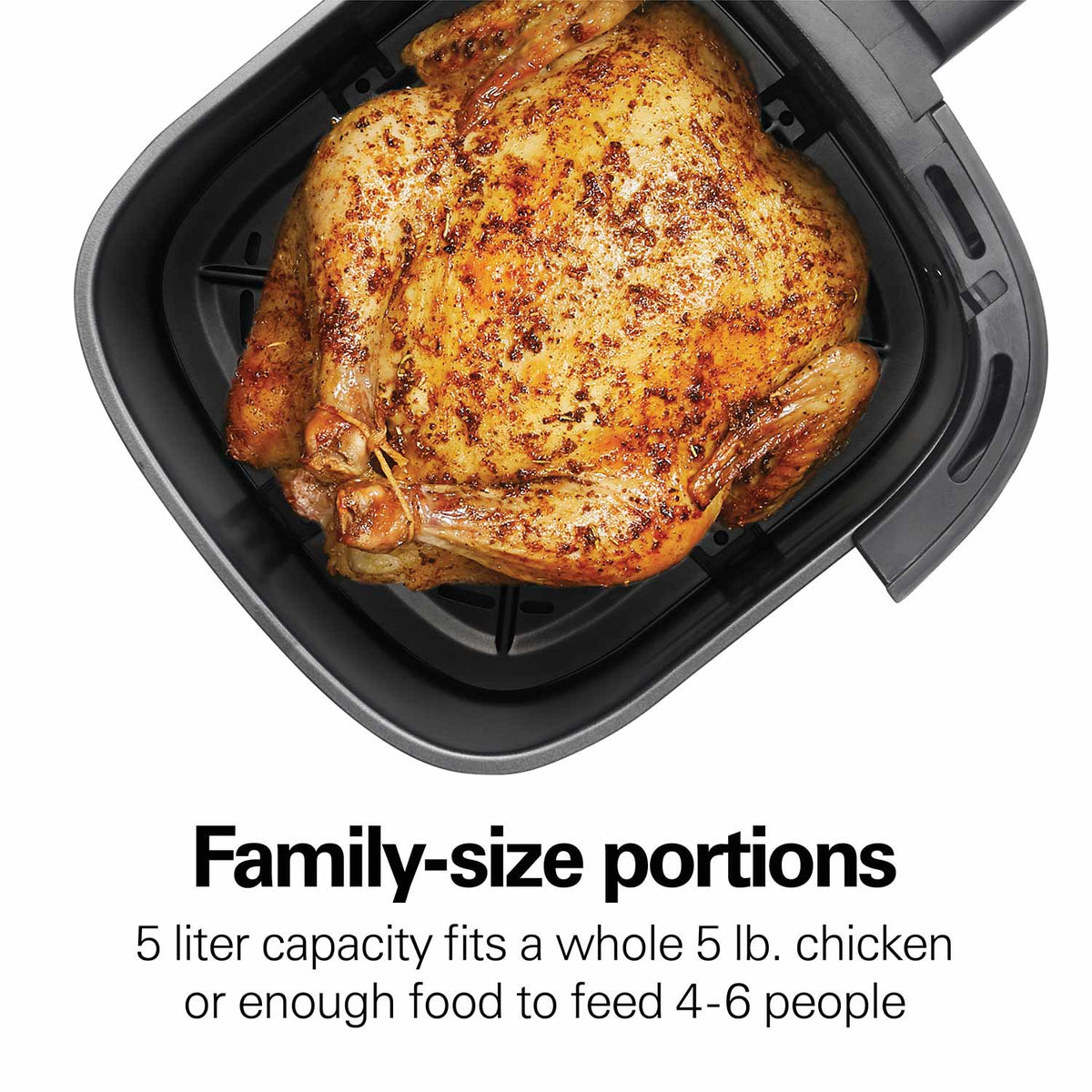 5.8 Quart/5.5 Liter Digital Air Fryer with Nonstick Basket