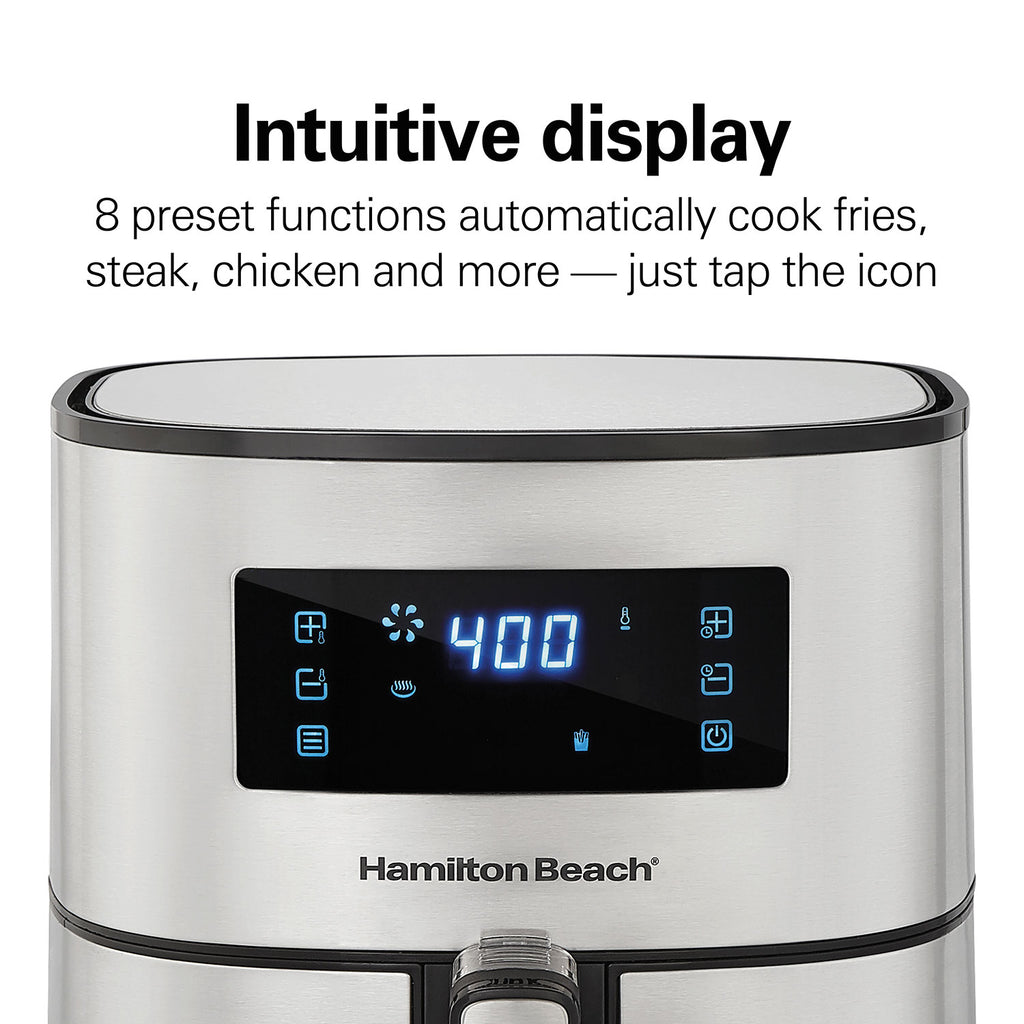 5.8 Quart/5.5 Liter Digital Air Fryer with Nonstick Basket