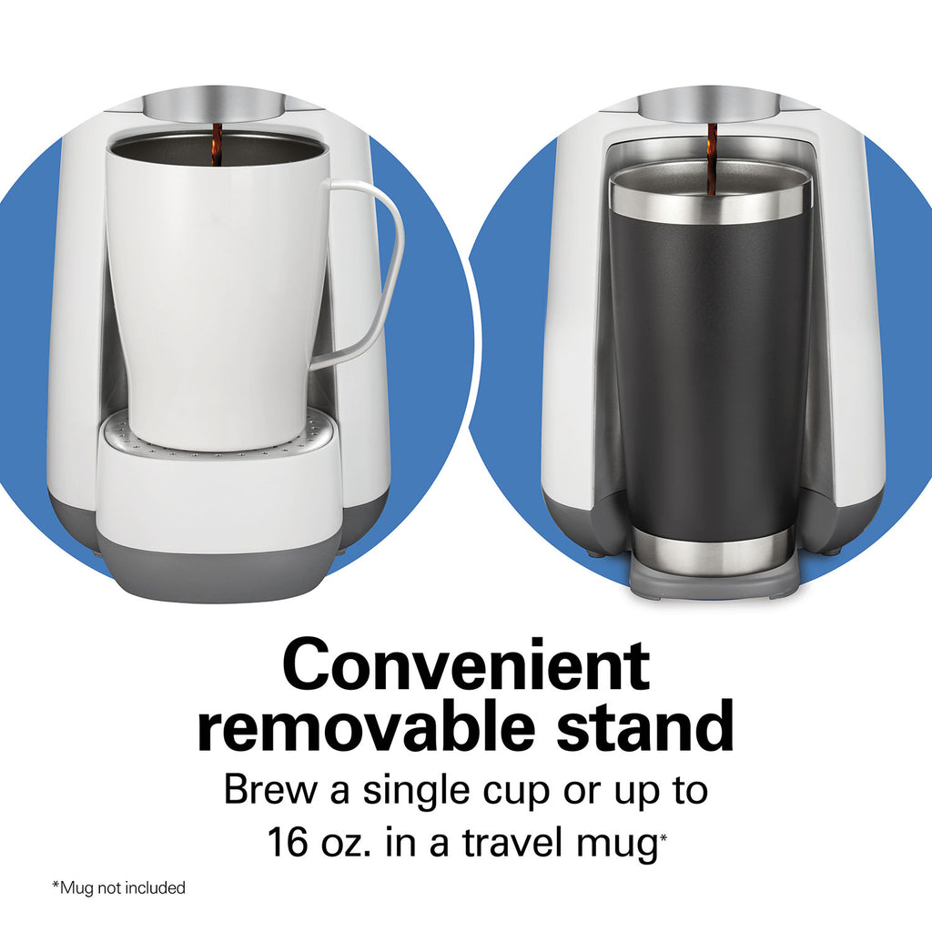 16 Oz. Convenient Craft Rapid Cold Brew and Hot Coffee Maker, White