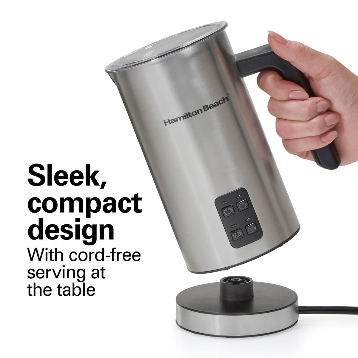 Milk Frother and Warmer, Stainless Steel