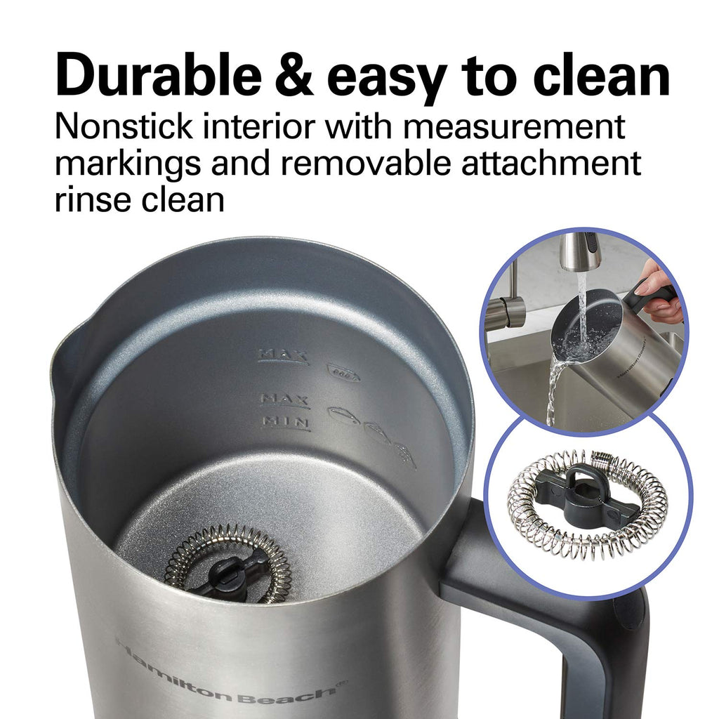 Milk Frother and Warmer, Stainless Steel