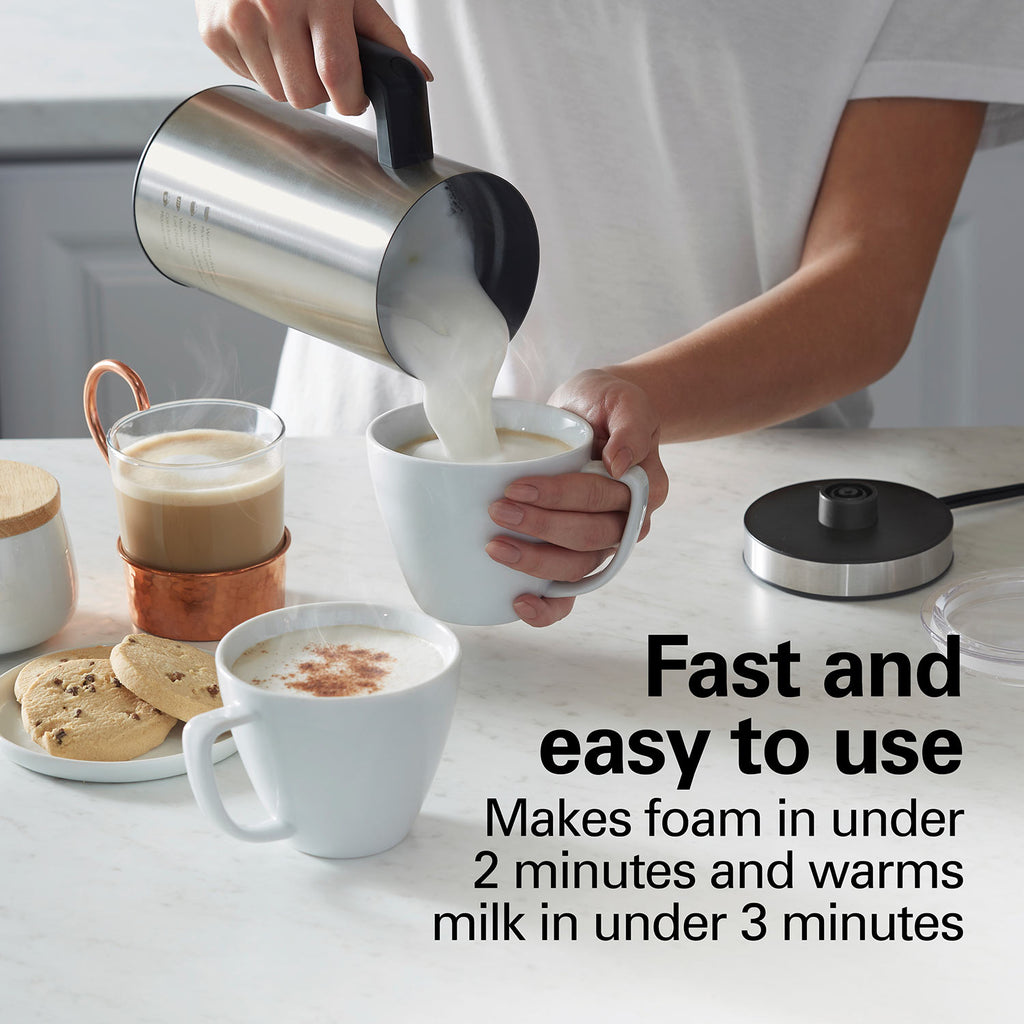 Milk Frother and Warmer, Stainless Steel