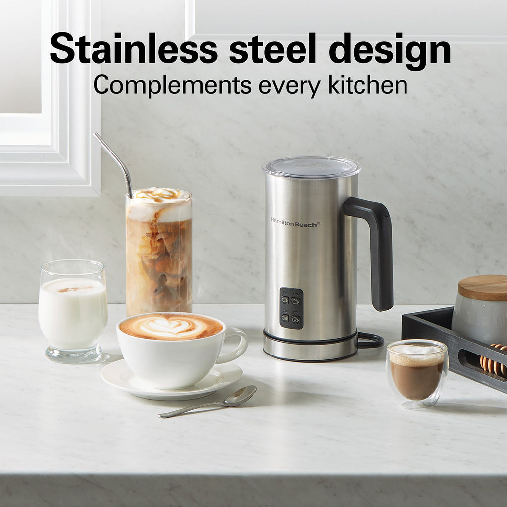 Milk Frother and Warmer, Stainless Steel