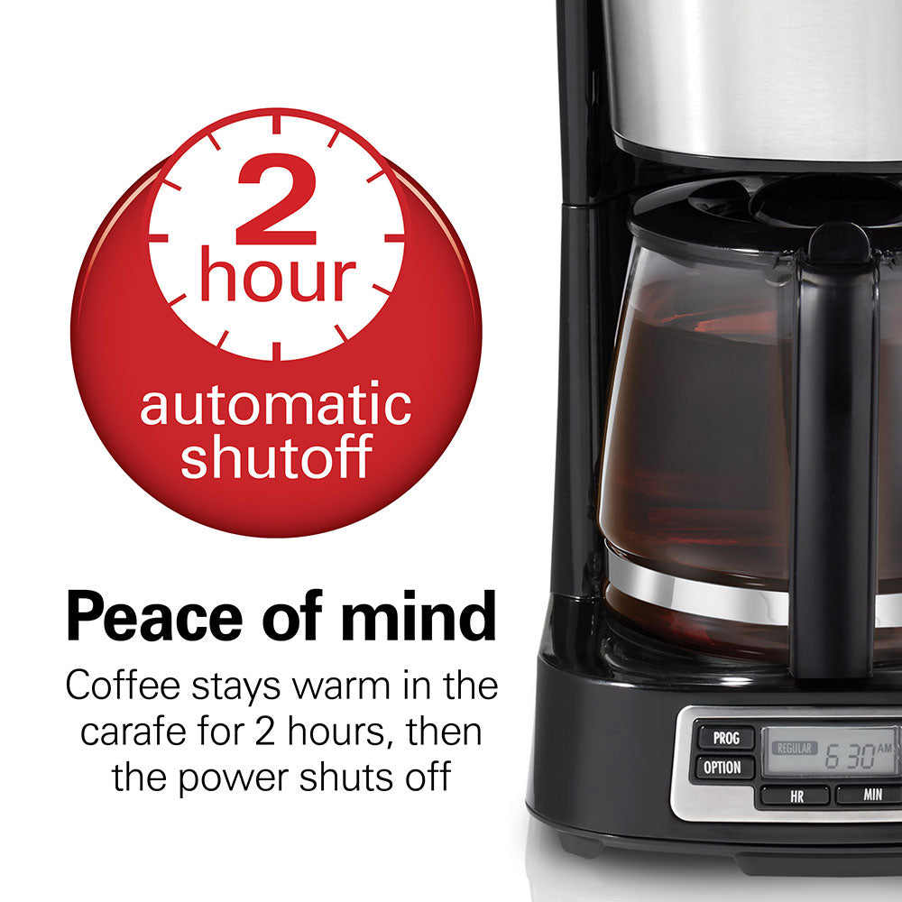 FrontFill® Mini Brew 5 Cup Programmable Coffee Maker