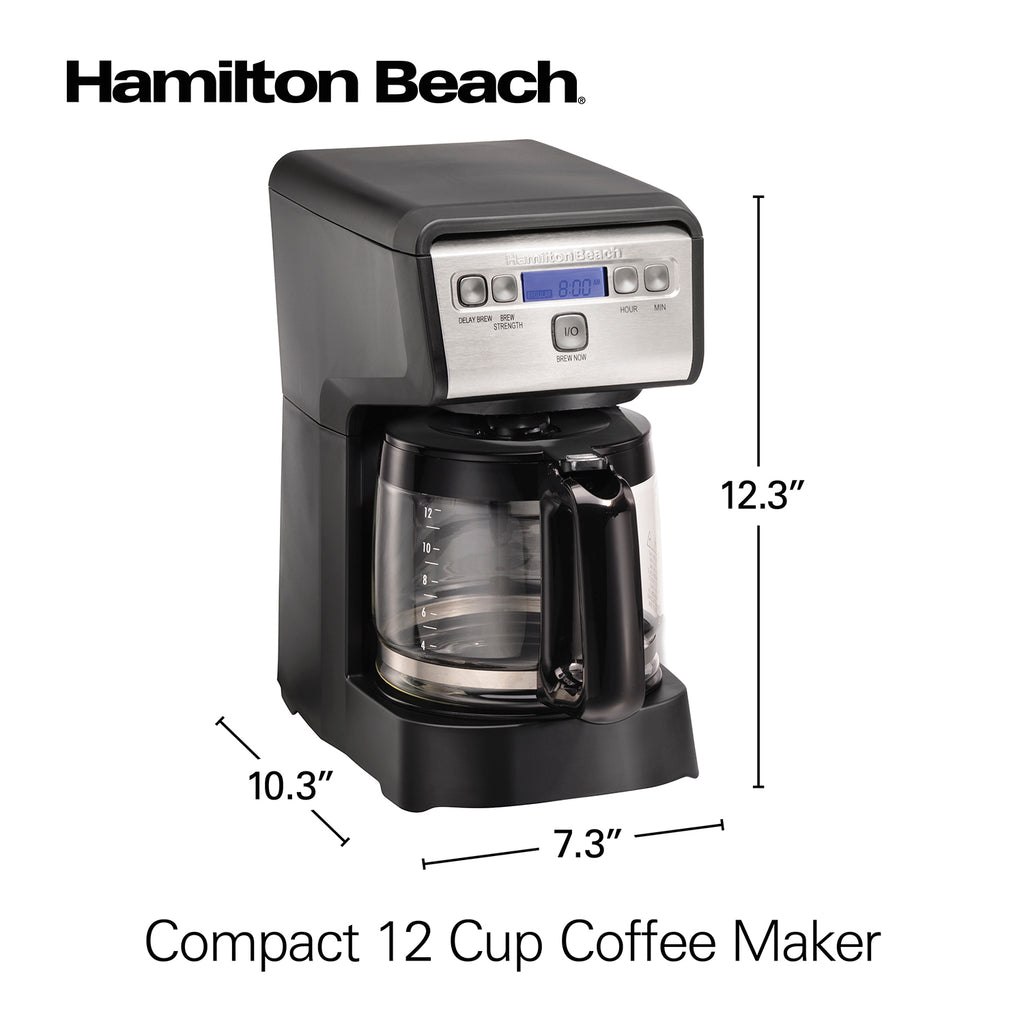 12 Cup Compact Programmable Coffee Maker