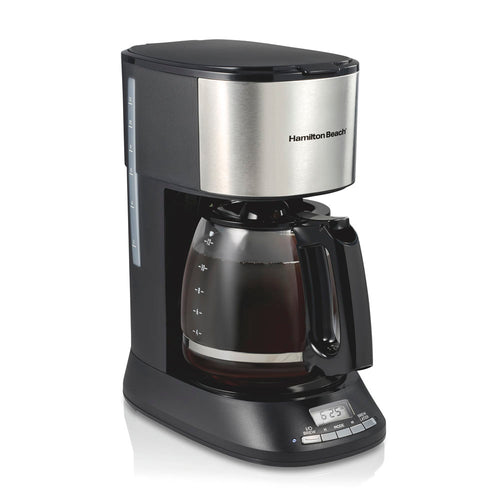 12 Cup Programmable Coffee Maker, Matte Black
