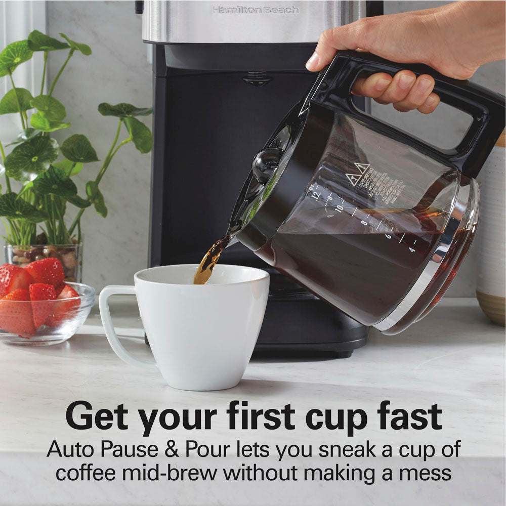 FrontFill™ 12 Cup Programmable Coffee Maker