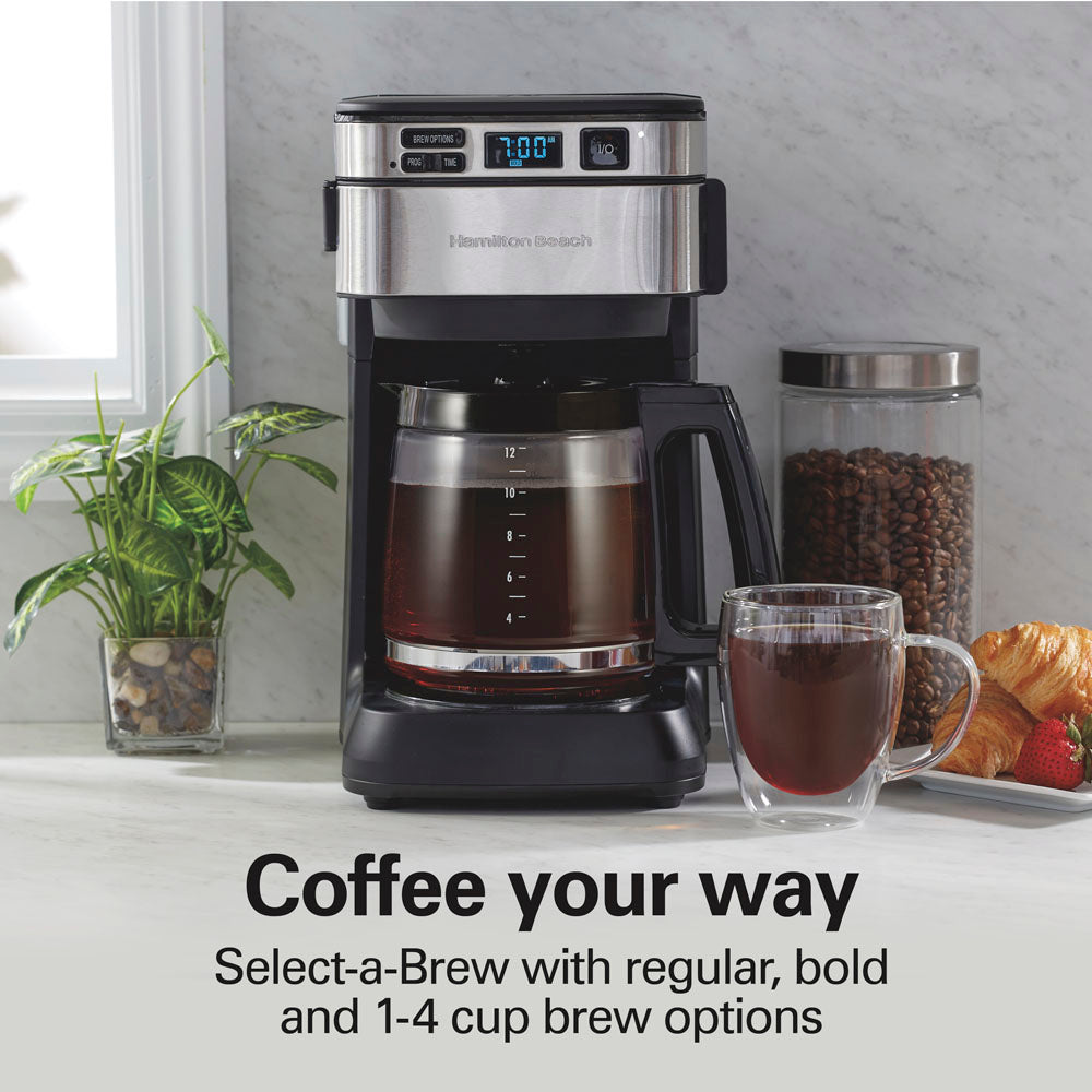 FrontFill™ 12 Cup Programmable Coffee Maker