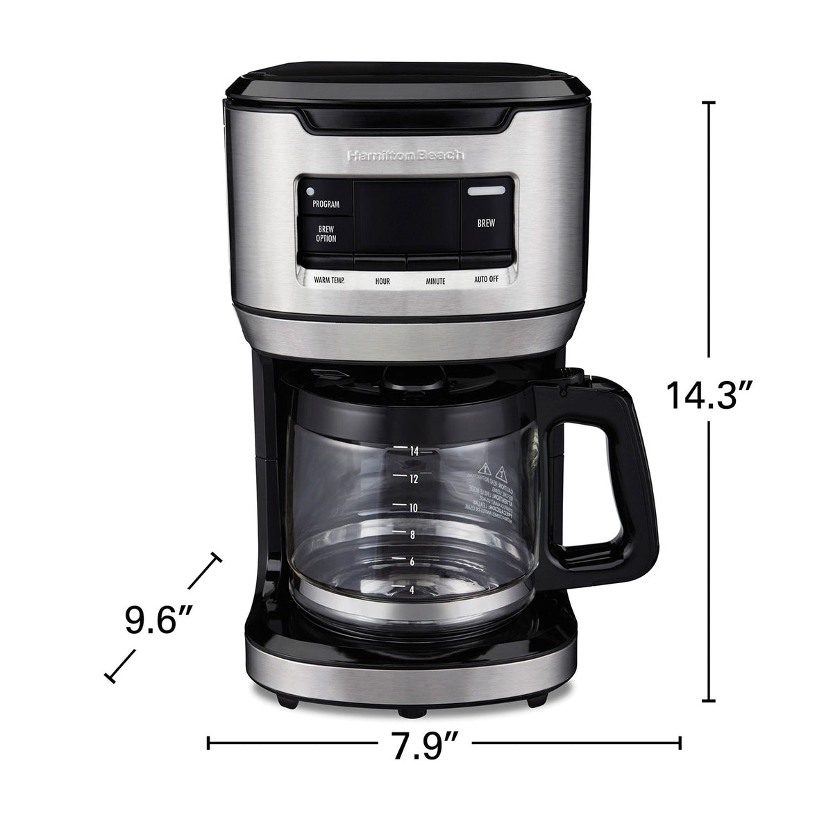 FrontFill® 14 Cup Programmable Coffee Maker
