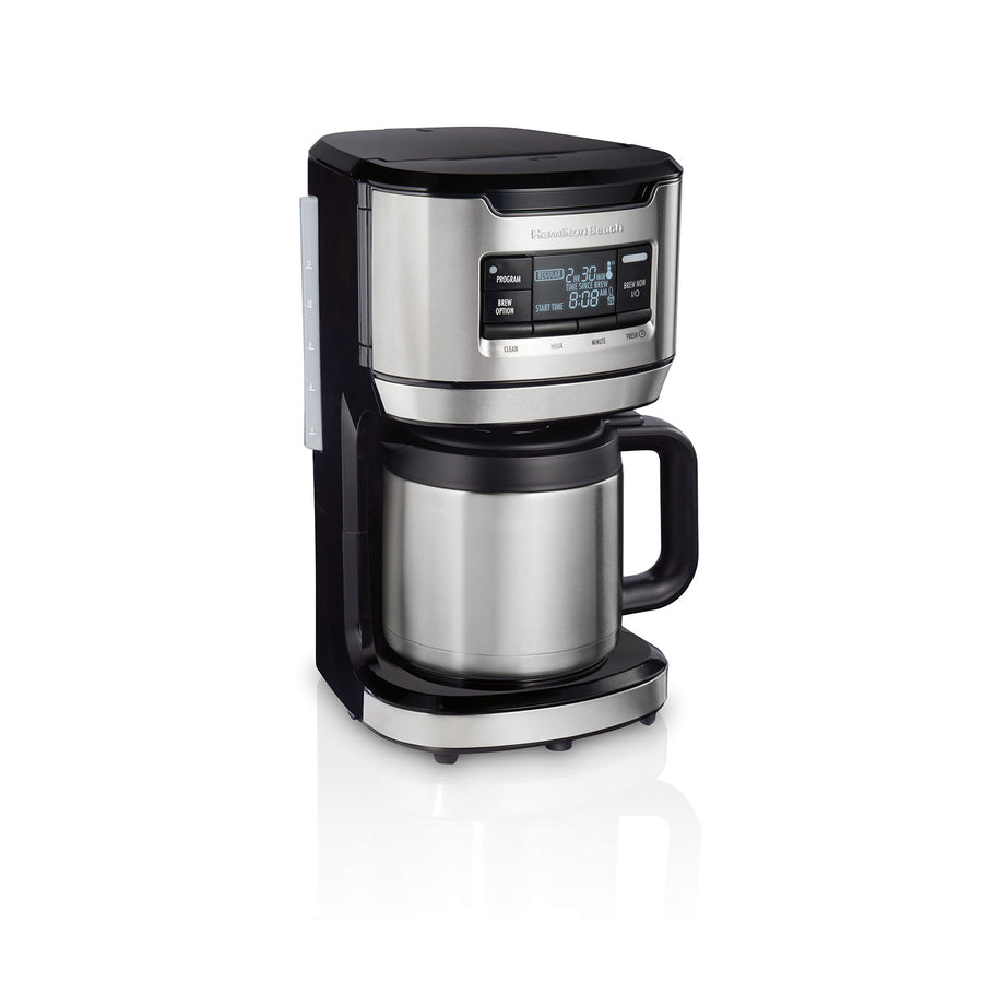 Front-Fill® 12 Cup Programmable Coffee Maker with Thermal Carafe Stainless Steel Accents