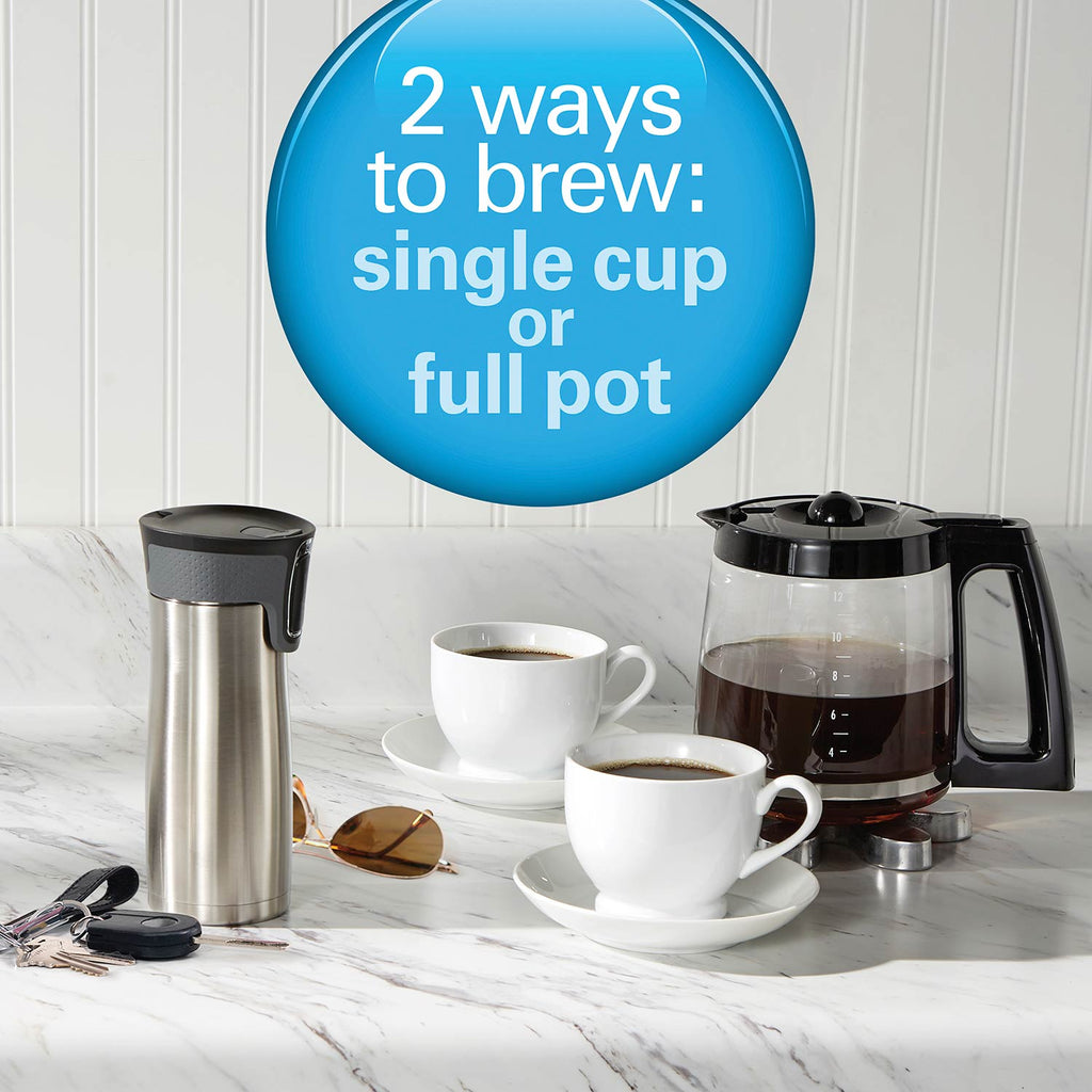 2-Way Programmable Coffee Maker, Stainless