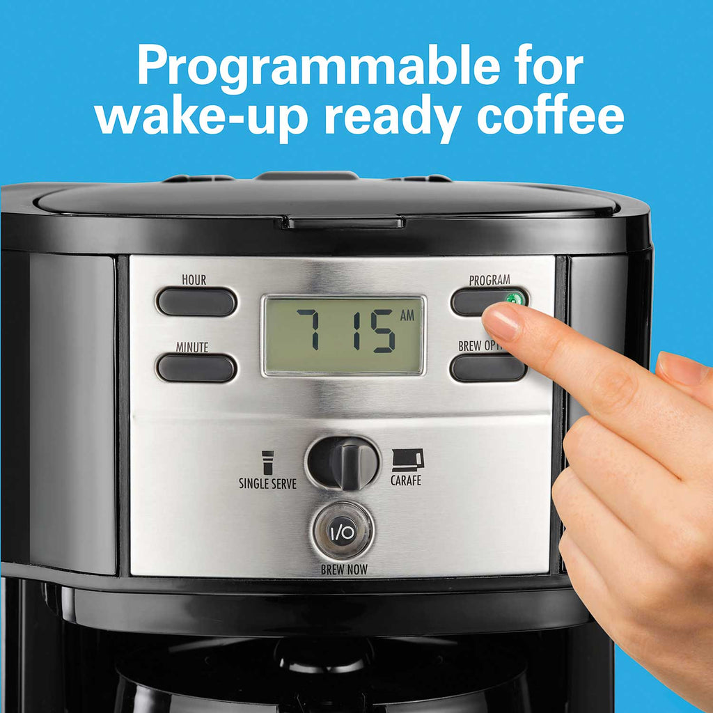 2-Way Programmable Coffee Maker, Stainless