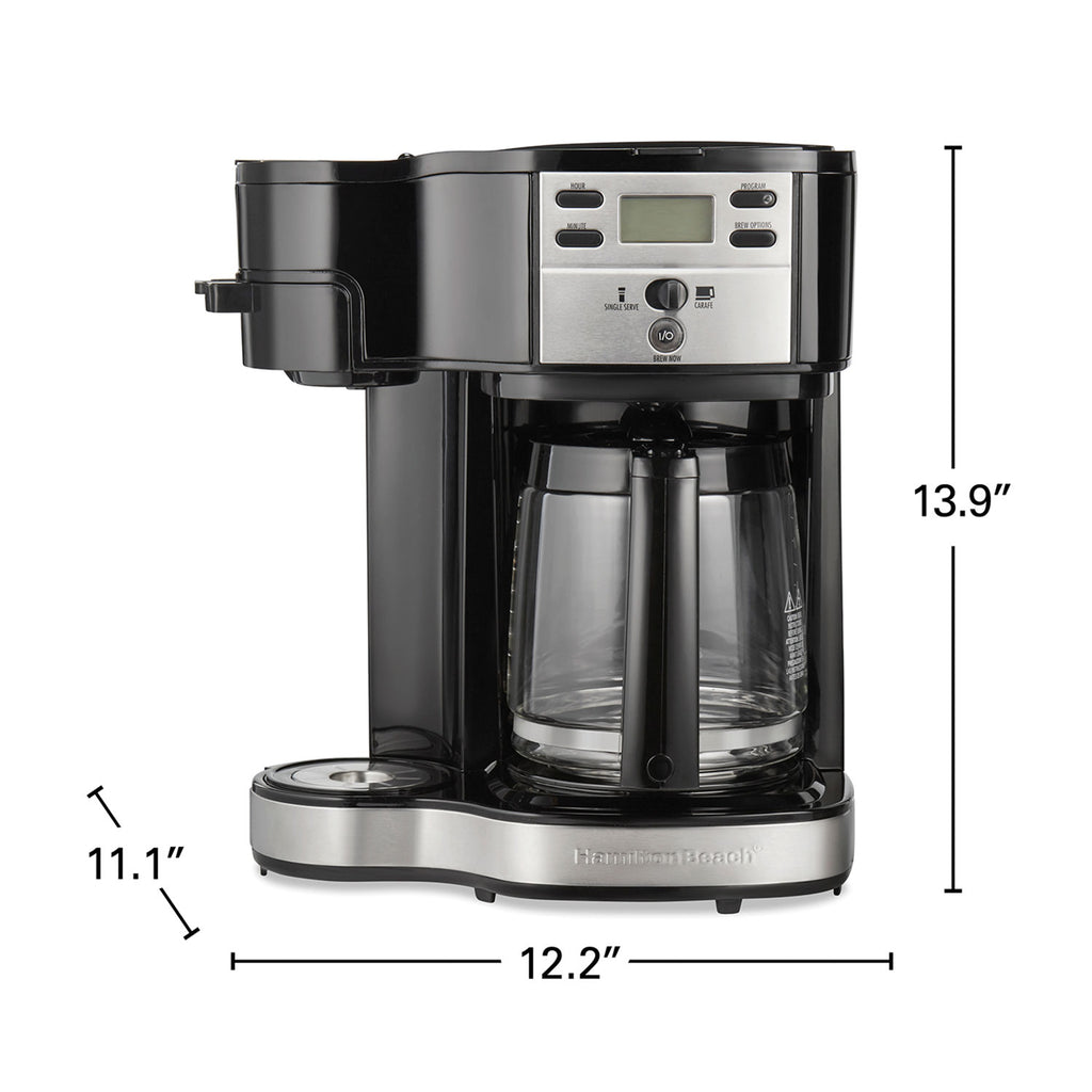 2-Way Programmable Coffee Maker, Stainless