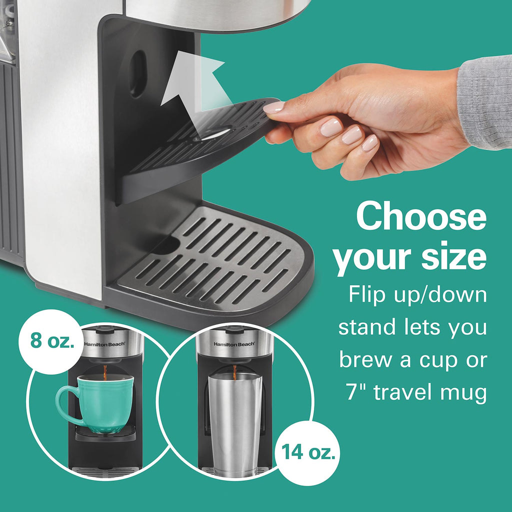 The Scoop® Single-Serve Coffee Maker with Removable Reservoir