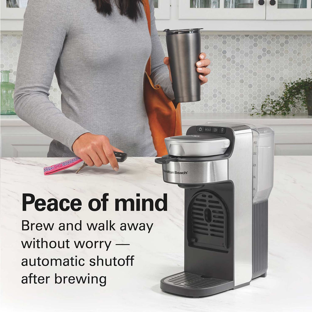 The Scoop® Single-Serve Coffee Maker with Removable Reservoir