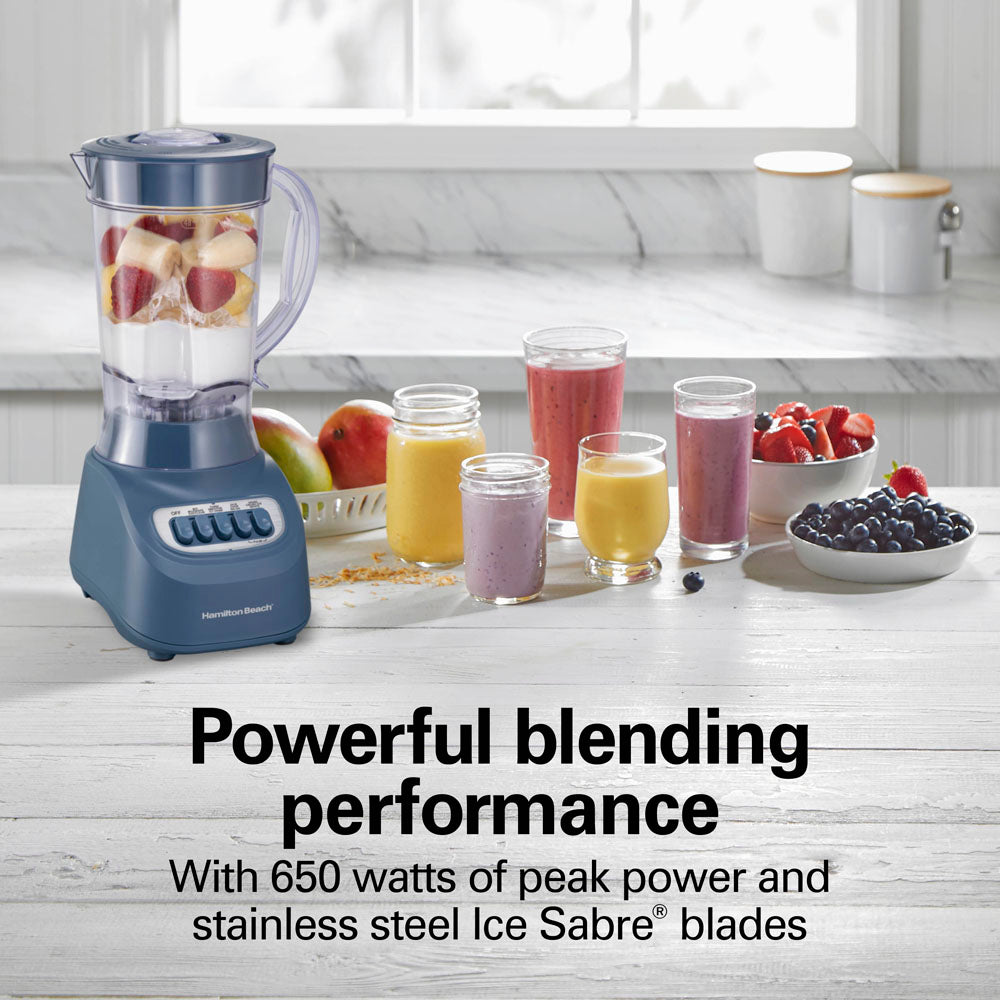 Smoothie Blender, Steel Blue