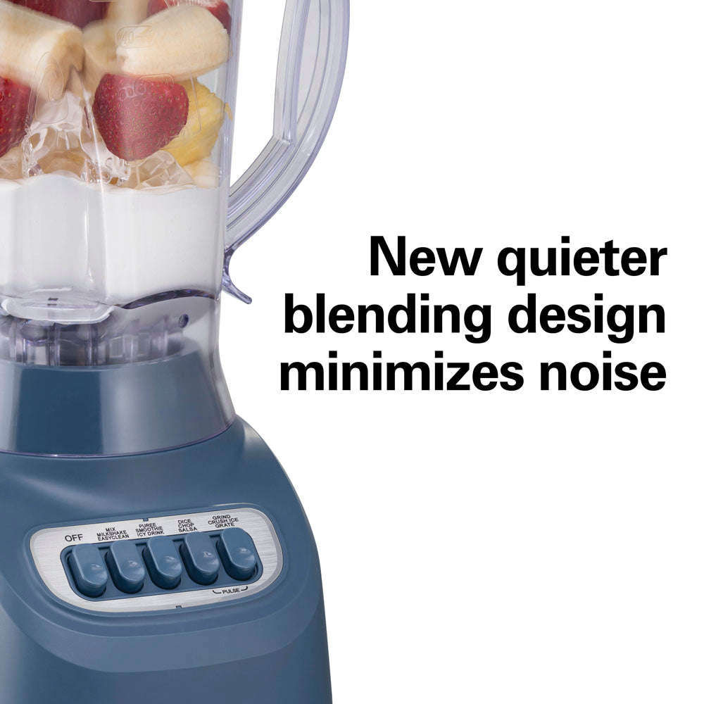 Smoothie Blender, Steel Blue