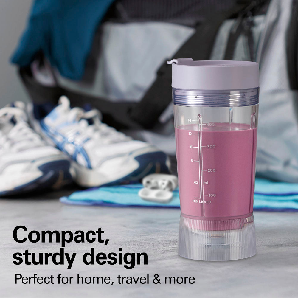 Personal Blender with Leak-Proof Travel Lid, Light Purple