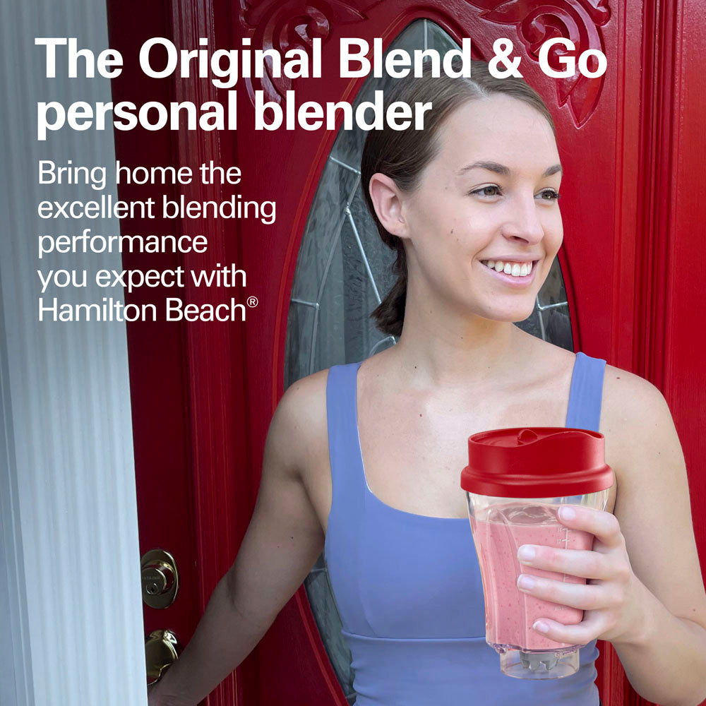Personal Blender with Travel Lid, Red