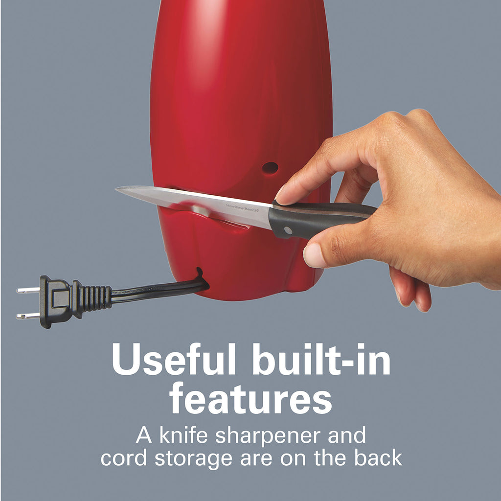 Classic Chrome Heavyweight Can Opener - Red